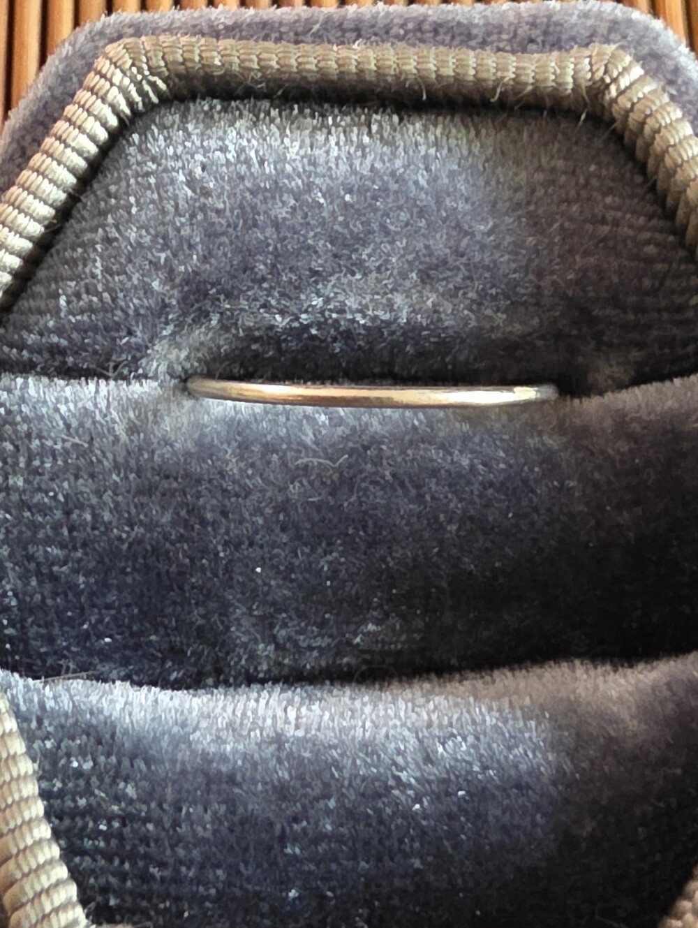 925 Silver Stacking Band Ring (Vintage)